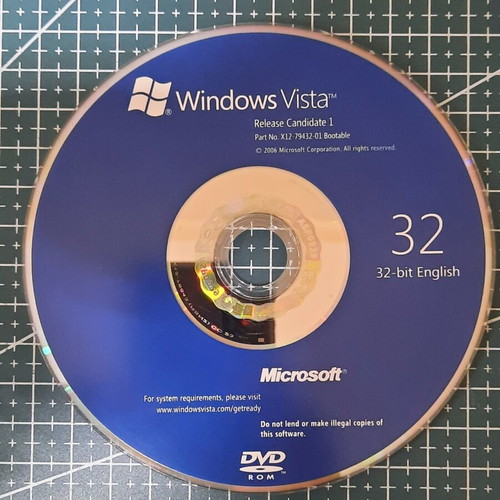 Windows Vista Release Candidate 1 boxed edition