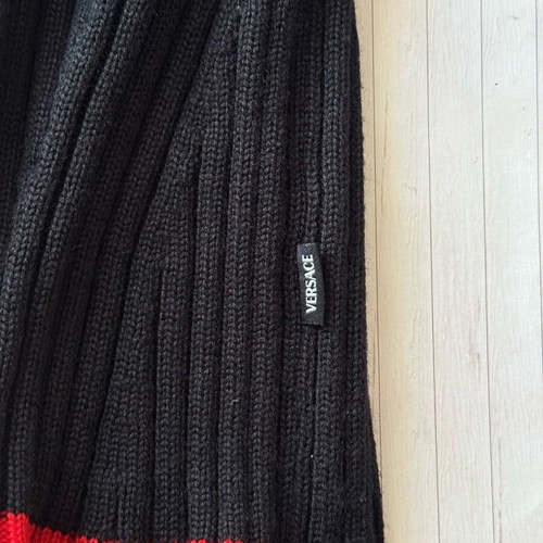 Versace Sport sleeveless sweater black and red like new Medium/Large