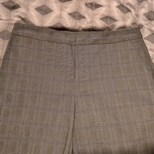 Zara women's gray checkered suit like new, size M