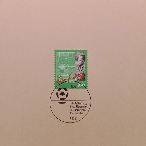 German 1997 stamp with Bonn first day cover