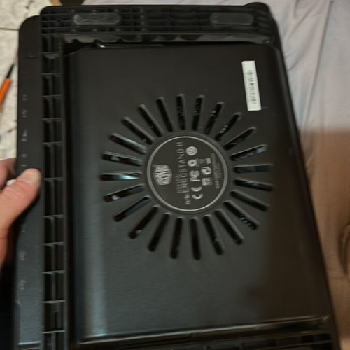 Laptop base compatible with various cables