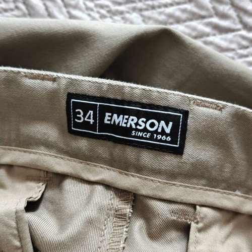 Emerson men's chino pants like new, beige, size M