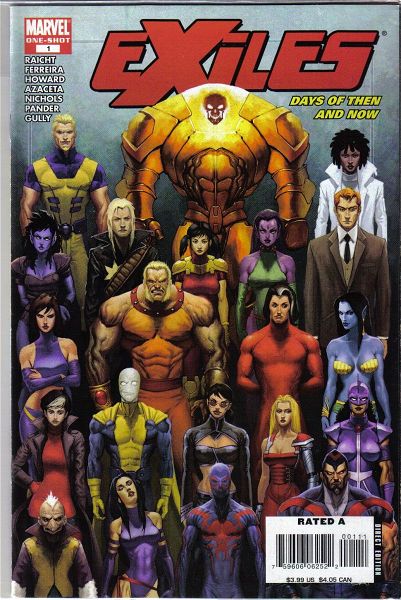  MARVEL COMICS xenoglossa EXILES: DAYS OF THEN & NOW (2008)