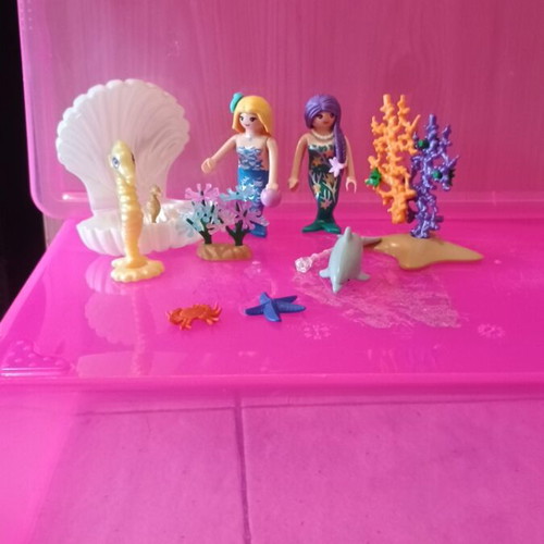 Playmobil Maxi Mermaid Case Like New With Shell (9324)