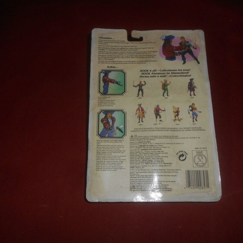 Captain Hook collectible action figure 1991 Mattel used