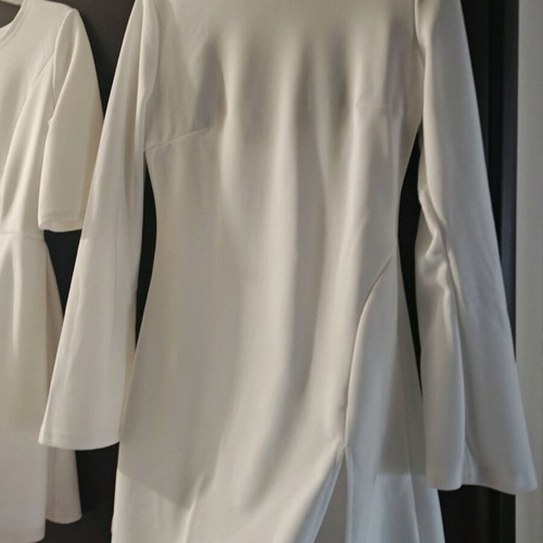 White mini dresses like new, set of 2 pieces