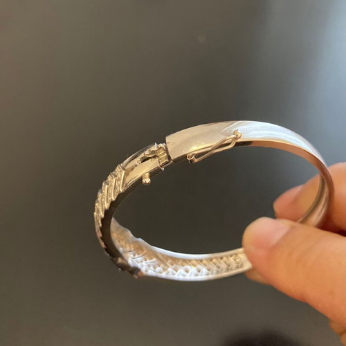 White Gold K18 Jewelry Set with Diamonds like new