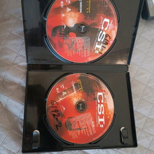 CSI third season DVD used, 6 discs