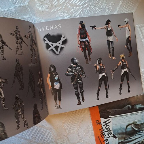 The Division 2 poster and artbook with Washington, D.C. city map