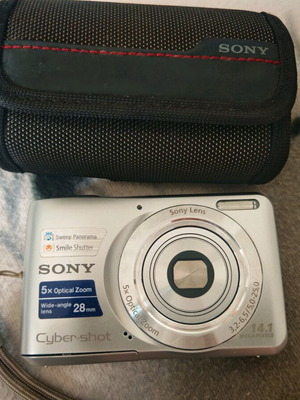 Sony Cybershot S5000 ψηφιακή φωτογραφική μηχανή μεταχειρισμένη με γνήσια θήκη και κάρτα μνήμης