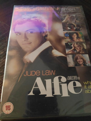 DVD Alfie new, romantic comedy with Jude Law, English subtitles