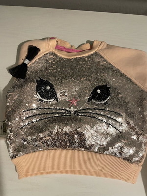 Baby clothing set with sequins like new for girl
