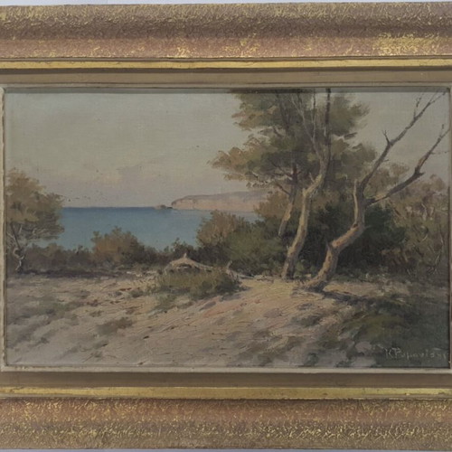 K. Romanidis Oil Painting like new, 35x50 cm artwork