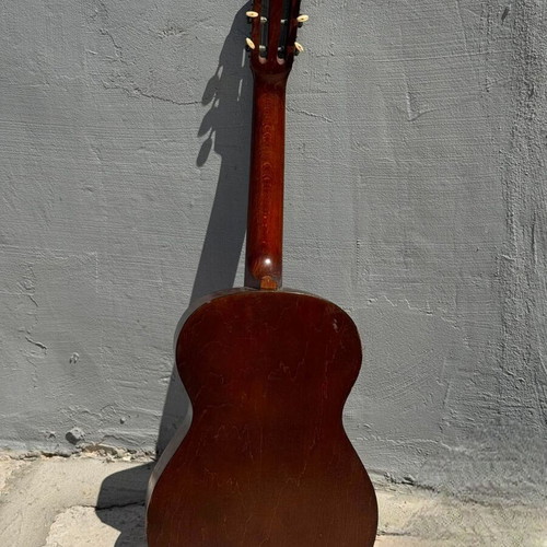 Vintage classical guitar used, for restoration or decor project
