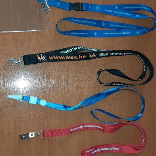 Conference badges used, pack of 6 pieces