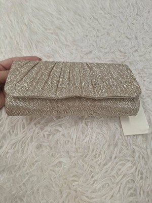 Evening bag crossbody gold new with tag