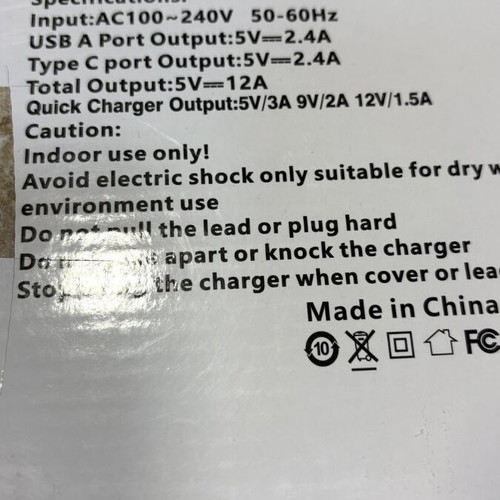 Smart charging station for 7 phones and tablets 70W QC3.0 new