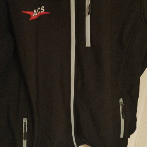 ACS jacket XL like new, black soft shell