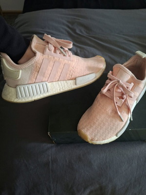 adidas gazelle silver green womens adidas Womens NMD-R1 Running Shoes – ShopCGX main image 0