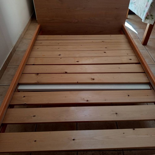 Neoset semi-double bed frame without mattress