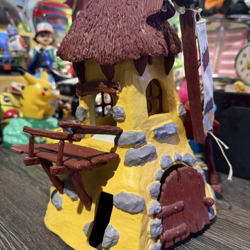 Smurfs Windmill 1981 with two figures used