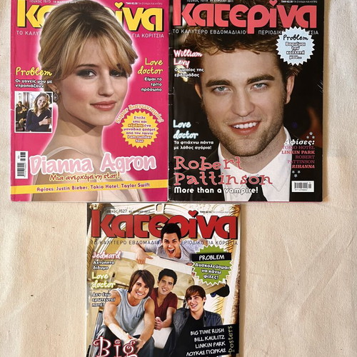 Katerina magazines used, pack of 3, 2011 issues