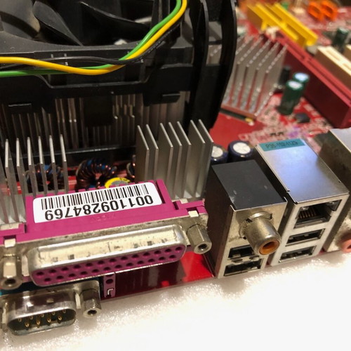 Intel Pentium 4 2.8GHz with MSI PT8 Neo-V motherboard and 1.5 GB RAM used
