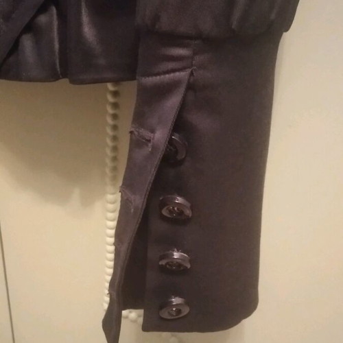 Toi & Moi women's jacket satin black size M like new