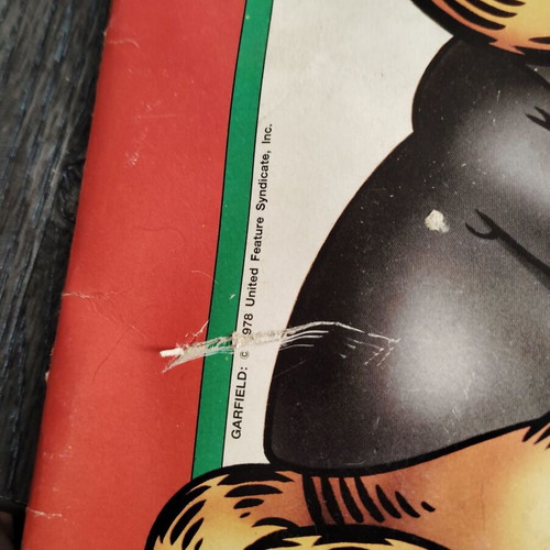 Garfield sticker album used, rare Greek complete