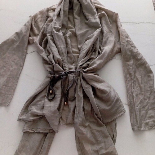 BSB shirt like new cigar color with belt, size S