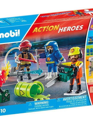 Playmobil Action Heroes My Figures Fire Brigade Set 71468 new