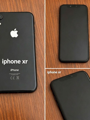iPhone XR 64GB like new, black, dual SIM