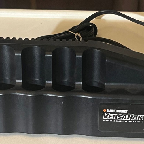 Black & Decker VersaPak VP650 cordless battery saw used with 4-slot charger