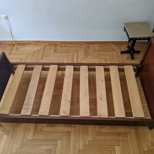 Single wooden bed frame used, 2 available, disassembled