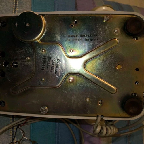 Greek retro telephone Standard electric used