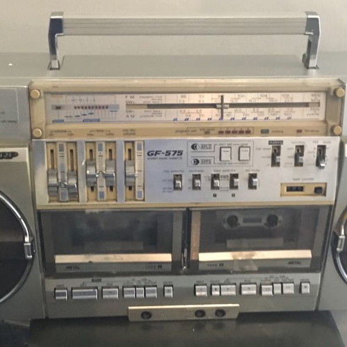 Sharp GF 575 Boombox 1980 used for parts
