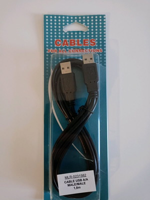 USB A/A cable 1.8m sealed unused