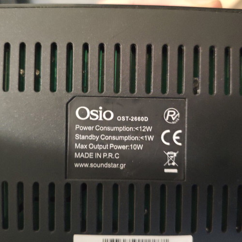 LG 20LS2R-ZA TV with Osio OST-2660D decoder like new