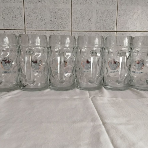 Hofbräuhaus München HB Beer Glasses Set of 6 500ml New