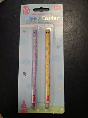 Legami Milano erasable gel pen set 2pcs Easter
