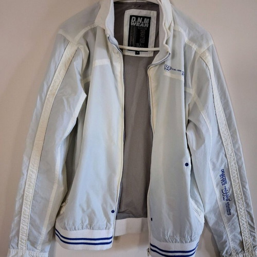 D.N.M Wear Windbreaker Jacket like new, white, size M