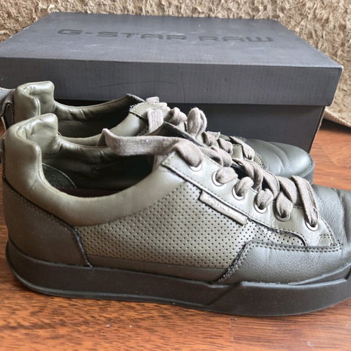 G-Star RAW Rackam Core Low leather sneakers used, size 42, green