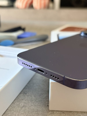 iPhone 14 Pro Max 128GB like new, purple, dual SIM
