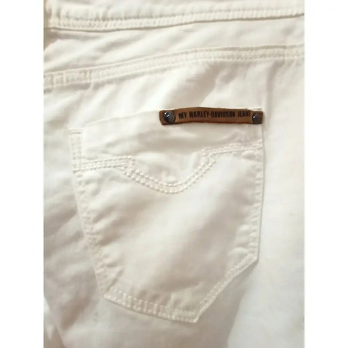 Harley Davidson Women's Gabardine Pants 28 New, White