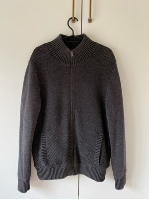 Lexton Grey Fleece Vest size M used