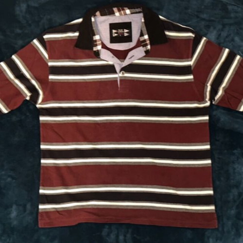 Blue Green Rugby Shirt Men’s Size L Like New