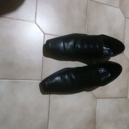 Damiani leather formal shoes like new, size 46, black