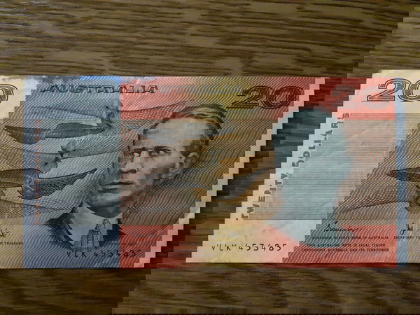 AΥΣΤΡΑΛΙΑ 20 ΔΟΛΑΡΙΑ - AUSTRALIA 20 DOLLARS ( 1974-1994 ) P # 46 VF / XF