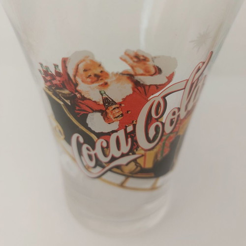 Coca Cola Christmas Edition 2001 glass like new