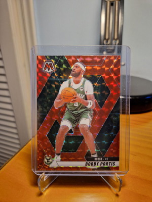 2024-25 Panini Mosaic Bobby Portis Red Mosaic Prizm κάρτα σαν καινούργιο